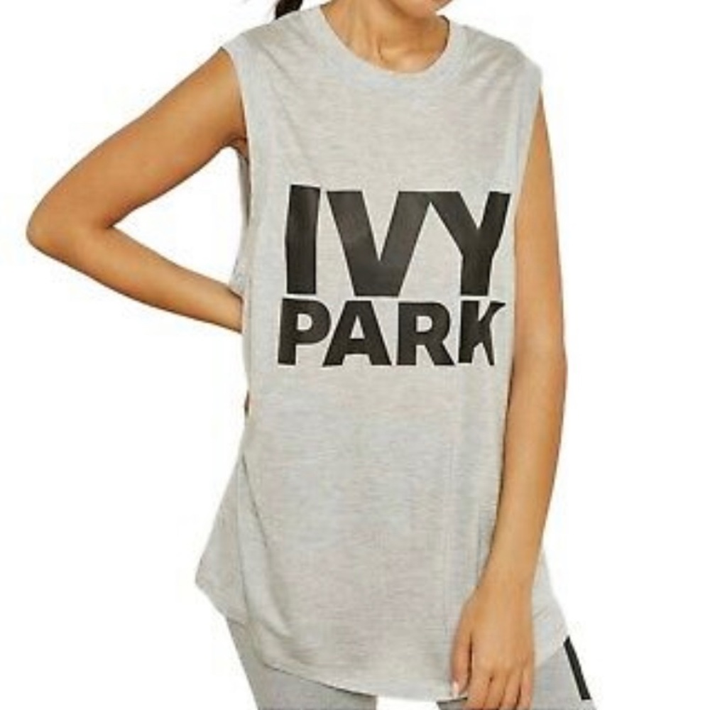 Ivy Park muscle tank + shorts set (NWOT)